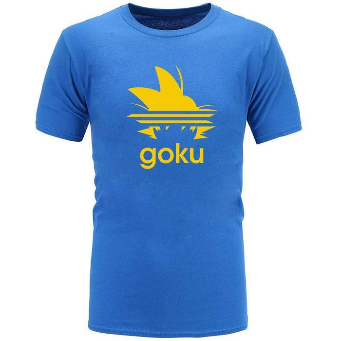 T-Shirt Dragon Ball Z - Goku Line-Manga Shop-Bleu/Jaune-XS-Manga Shop