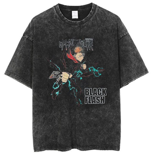 T-Shirt Jujutsu Kaisen - Black Flash-Manga Shop-Manga Shop