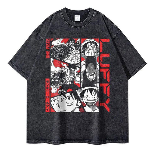 T-Shirt One Piece - Luffy Imprimé-Manga Shop-Manga Shop