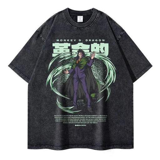 T-Shirt One Piece - Monkey D. Dragon Vintage-Manga Shop-Manga Shop