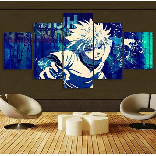 Tableau Hunter X Hunter - Kirua godspeed 5 pièces-Manga Shop-Manga Shop