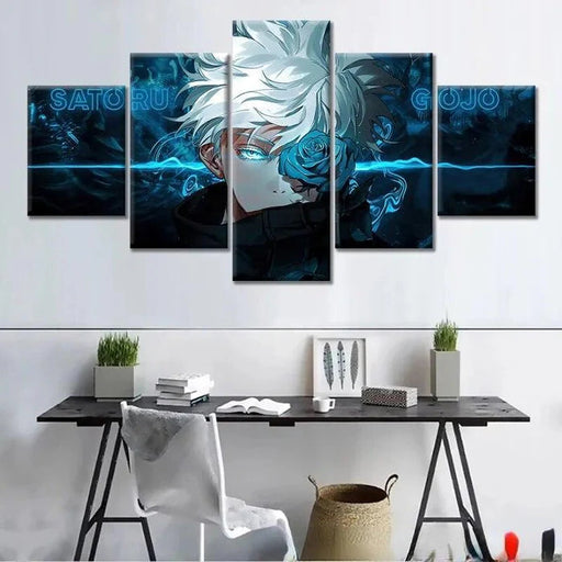 Tableau Jujutsu Kaisen - Gojo Satoru 5 Pieces-Manga Shop-Manga Shop