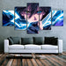 Tableau Naruto - Sasuke Full Power 5 Pièces-Manga Shop-Manga Shop