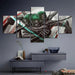 Tableau One Piece - Roronoa Zoro Battle 5 Pieces-Manga Shop-Manga Shop