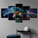 Tableau One Piece Roronoa - Zoro Dragon 5 Pieces-Manga Shop-Manga Shop
