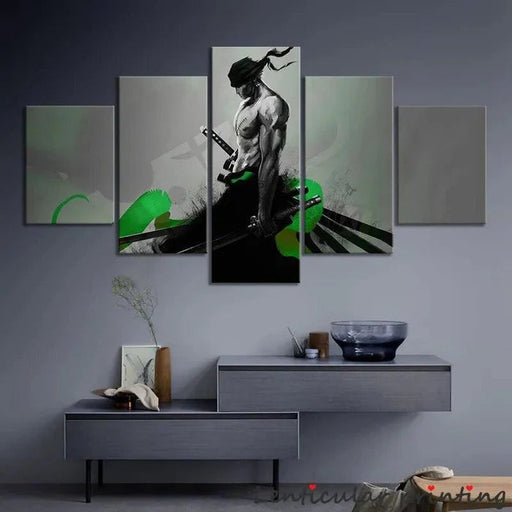 Tableau One Piece - Roronoa Zoro Valse 5 Pieces-Manga Shop-Manga Shop