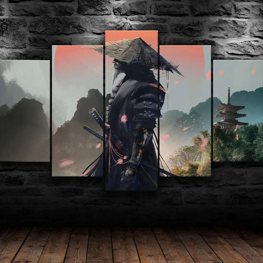 Tableau Samouraï 5 Pieces-Manga Shop-Manga Shop