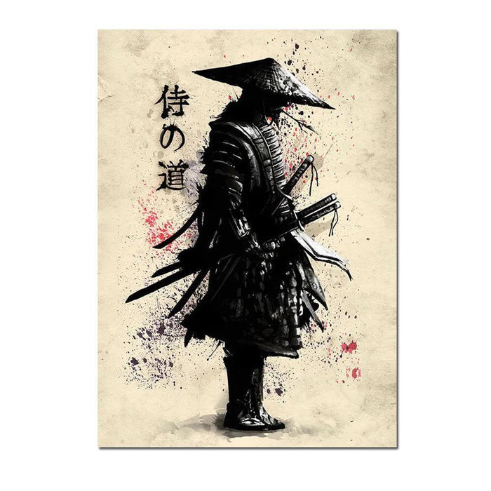 Tableau Samouraï Japonais-Manga Shop-10-Manga Shop
