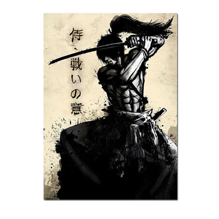Tableau Samouraï Japonais-Manga Shop-11-Manga Shop