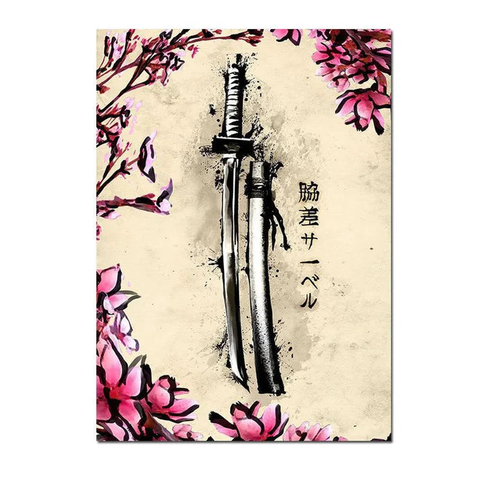 Tableau Samouraï Japonais-Manga Shop-2-Manga Shop