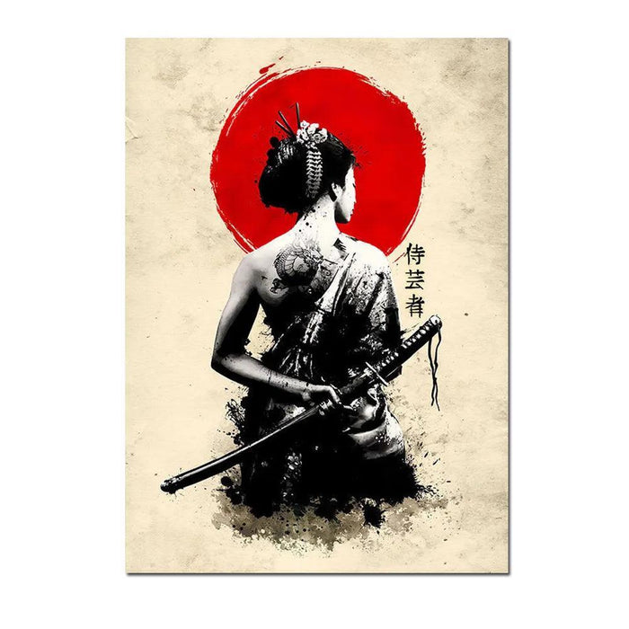 Tableau Samouraï Japonais-Manga Shop-6-Manga Shop