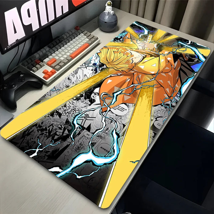 Tapis de Souris Gamer - Demon Slayer Zenitsu-Manga Shop-6-Manga Shop