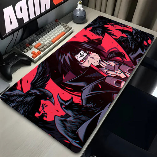 Tapis de Souris Gamer - Naruto Itachi Uchiwa-Manga Shop-1-Manga Shop